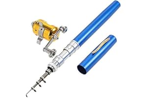 [Pocket Fishing Rod] Portable Telescopic Fishing Rod Set | Travel Gear with Reel - Ideal for Beginners