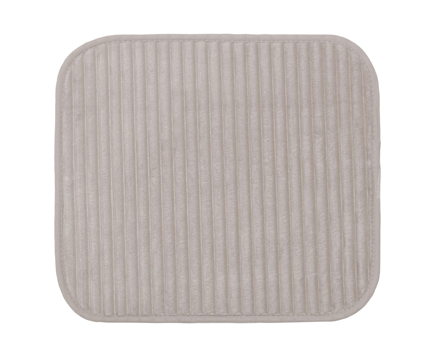 Gözze - Non-Slip Soft Bath Mat, 100% Polyester, 50 x 45 cm - Taupe