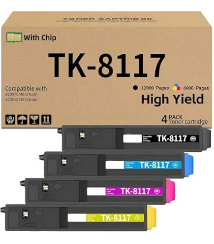 Amazon.com: KYOCERA 1T02TWCUS0 Model TK-5282C Cyan Toner Kit for