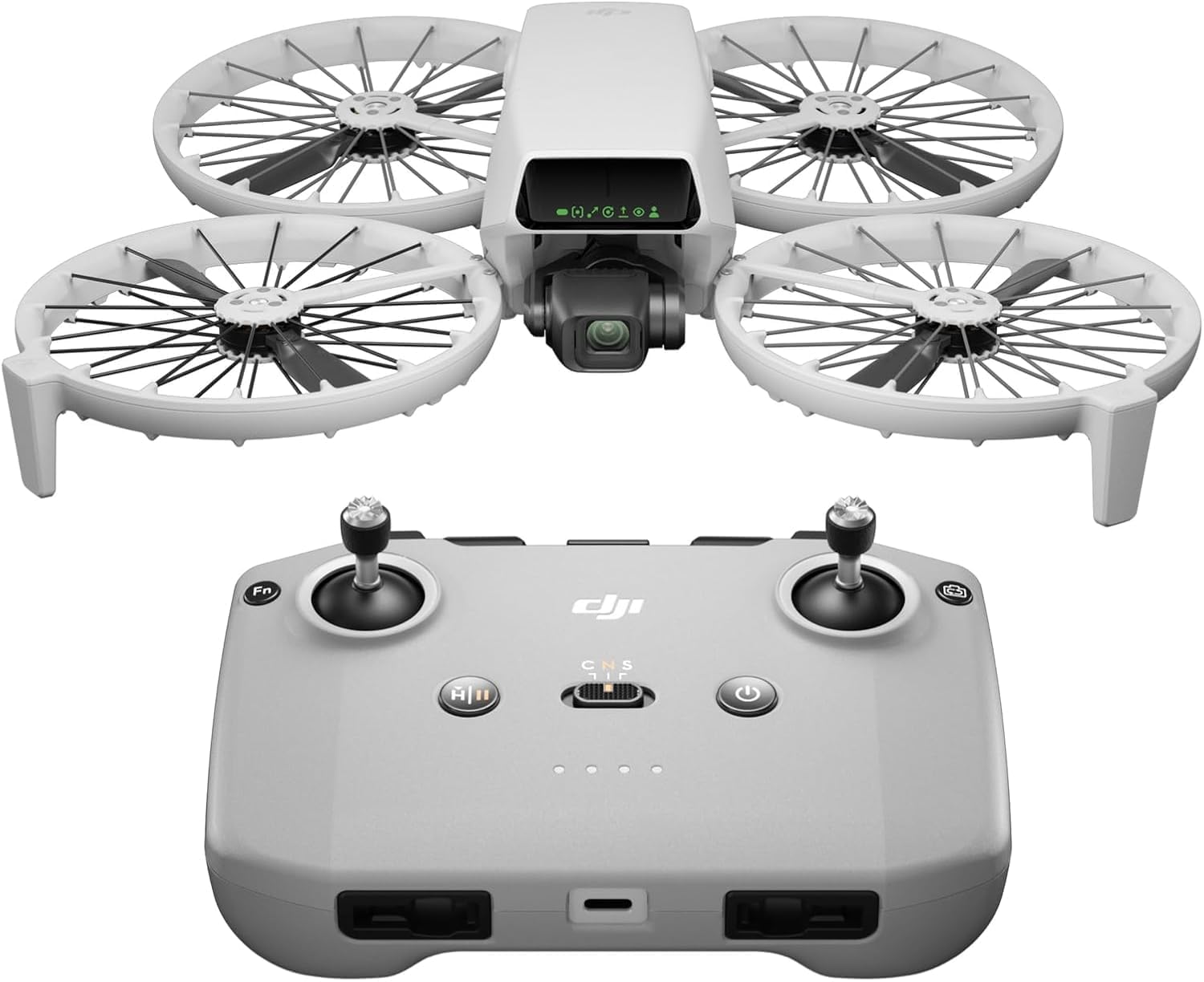 DJI Flip, drone con fotocamera UHD 4K per adulti, < 249 g, stabilizzatore a 3 assi, trasmissione video da 13 km, decollo dalla mano, ritorno automatico, 31 minuti di autonomia, volo intelligente