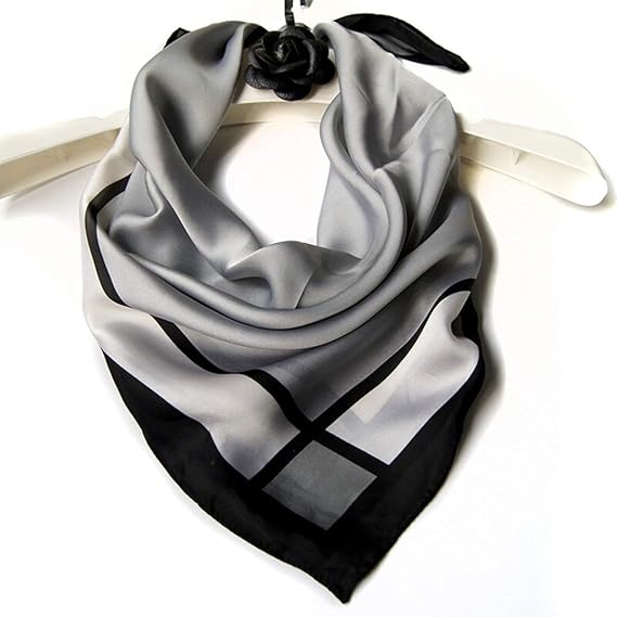 Damen-Ebene weicher Polyester-Faser-Chiffon- kleiner quadratischer