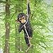 Collections Etc Swinging Monkey Hanging Yard Decoration, Black