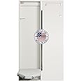 Iron-A-Way Surface Mount or Built-In Ironing Center Cabinet with 42 Inch Ironing Board and Flat White Door-IAW42FWU