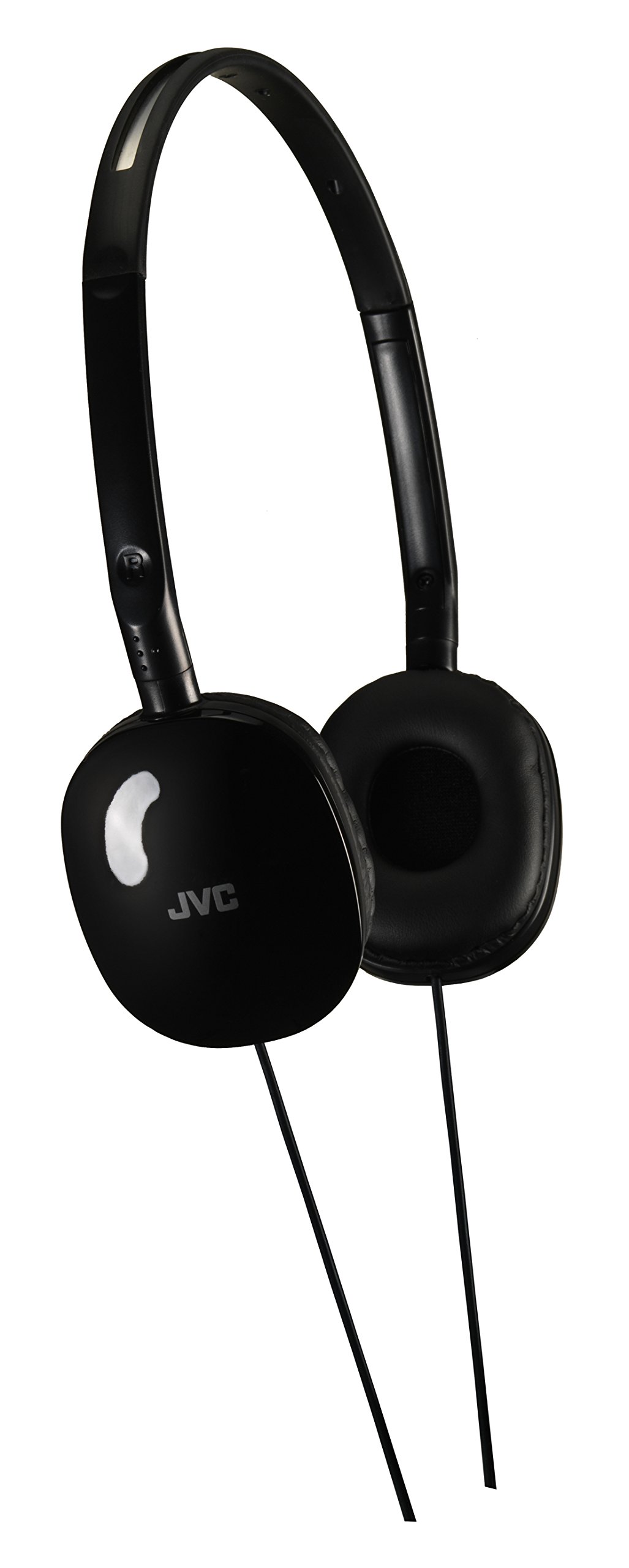 JVC HA-S160-B-E FLATS Lightweight Headphones - Black