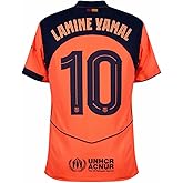 Lamine Yamal Men’s Soccer Jersey Fan Version Short Sleeve Shirt for Training or Casual Wear - Home, Away & 3rd Kit #19 & #10