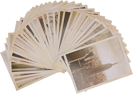 Fellibay Lot De 32 Cartes Postales De Voyage De Vœux Et Pour Amis Avec Photos De Paysage Style Vintage Amazon Fr Fournitures De Bureau
