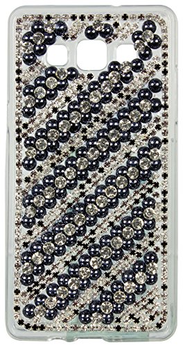 Mobile Back Cover Zt11403 Stones And Crystal Decorated For Samsung