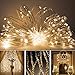 Solar Outdoor String Lights,Eonfine Fairy String Lights on Flexible Copper Wire 72ft 150 LED Ambiance Lighting for Outdoor, Gardens, Homes, Christmas Party-- 2 Modes (Steady on / Flash) Warm White