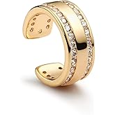 MYEARS Women Ear Cuff Earring Gold Non Pierced Ear Cartilage Clip on Wrap Hoop 14K Gold Filled Tiny Boho Beach Simple Minimalist Delicate Handmade Hypoallergenic Jewelry Gift-Sold as Single/Pair