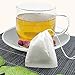 niceEshop(TM) Disposable Drawstring Seal Filter Empty Paper Tea Bags Coaster(White,M Size,Set of 100)