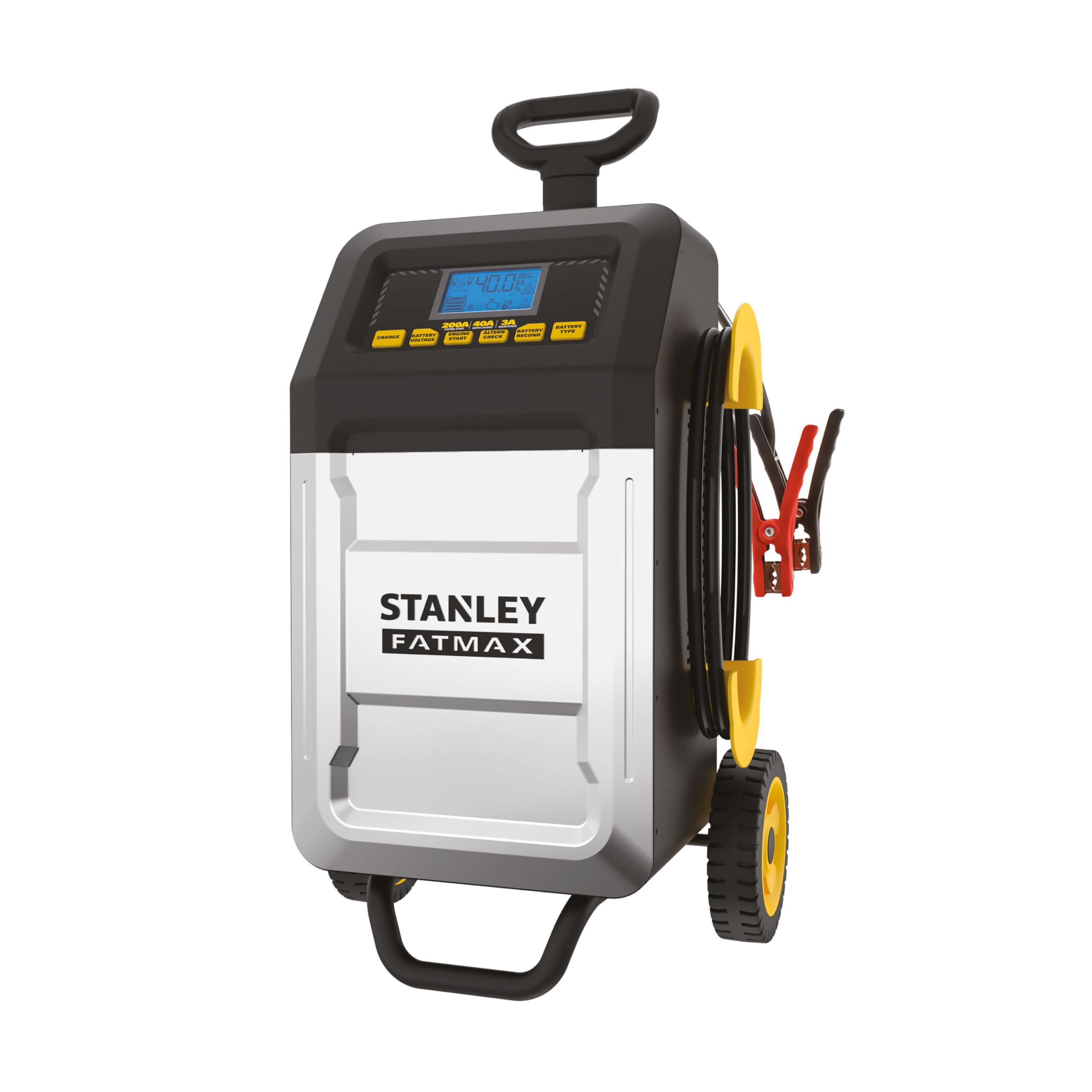 Stanley BC200F 200A Rolling Battery Charger and Maintainer Image Stanley BC200F 200A Rolling Battery Charger and Maintainer Image