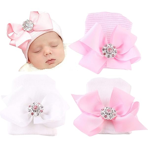 Baby Girl Headbands HomeDDecor Newborn Hats For Girls Hospital Hat