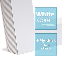 Egofine 6x8 White Picture Mats Pack of 11, Frame