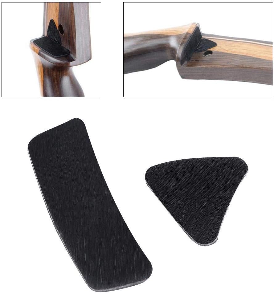Archery Arrow Rest Adhesive Shelf+Plate for Flat Bow 2Pcs Leather Silent Plate Arrow Rest for Archery Hunting Recurve Bow Longbow - Image 5