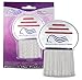 #1 Lice Comb Brush Lice Treatment Professional Stainless Steel Louse Nit FREE Comb for Head Lice Treatment, Removes Head Lice & Nits Eggs Easily Steel Comb Grooves Phthiraptera Platinum Products UMD
