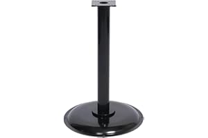 ACKSTAR Single Metal Stand for Gumball Machine & Big Capsule Vending Machines. Bulk Candy Machine Stand with Round Base Specially for Small & Large Capsule Machines. Replacement Part - Color Black