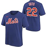 Nike Juan Soto #22 New York Mets Name Number Player T-Shirt - Youth Boys (8-20)