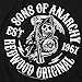 Popfunk Sons Anarchy Grim Reaper T Shirt (X-Large)