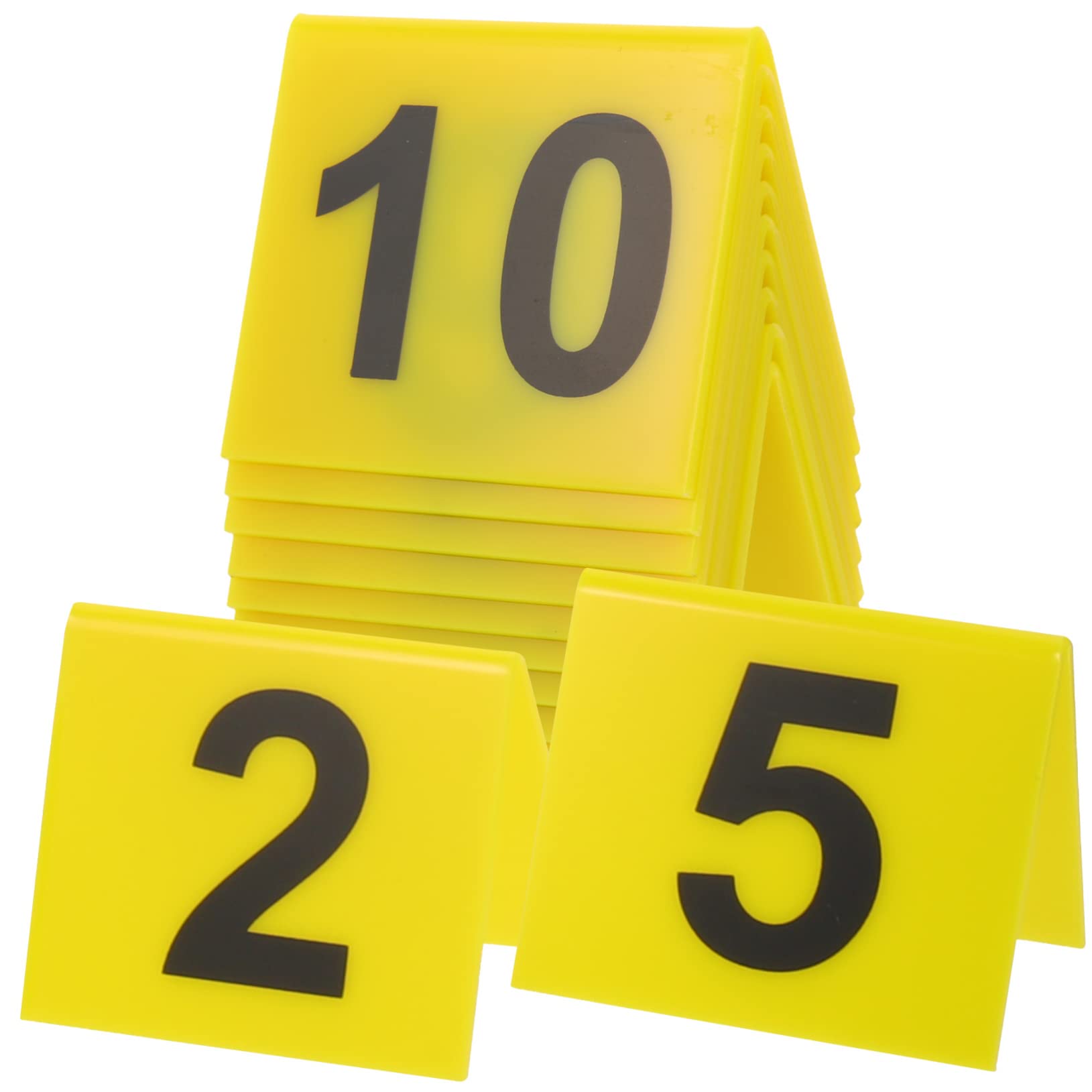 Photo 1 of 10pcs Crime Scene Markers Yellow Signage for Crime Scene Theme Evidence Markers Party Favor Supplies