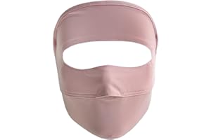 Sun Protection Mask UV Face Masks UPF 50+ Face Cover Breathable Full Face Mask with Vented Holes ＆ Elastic Band Fast Dry Wash