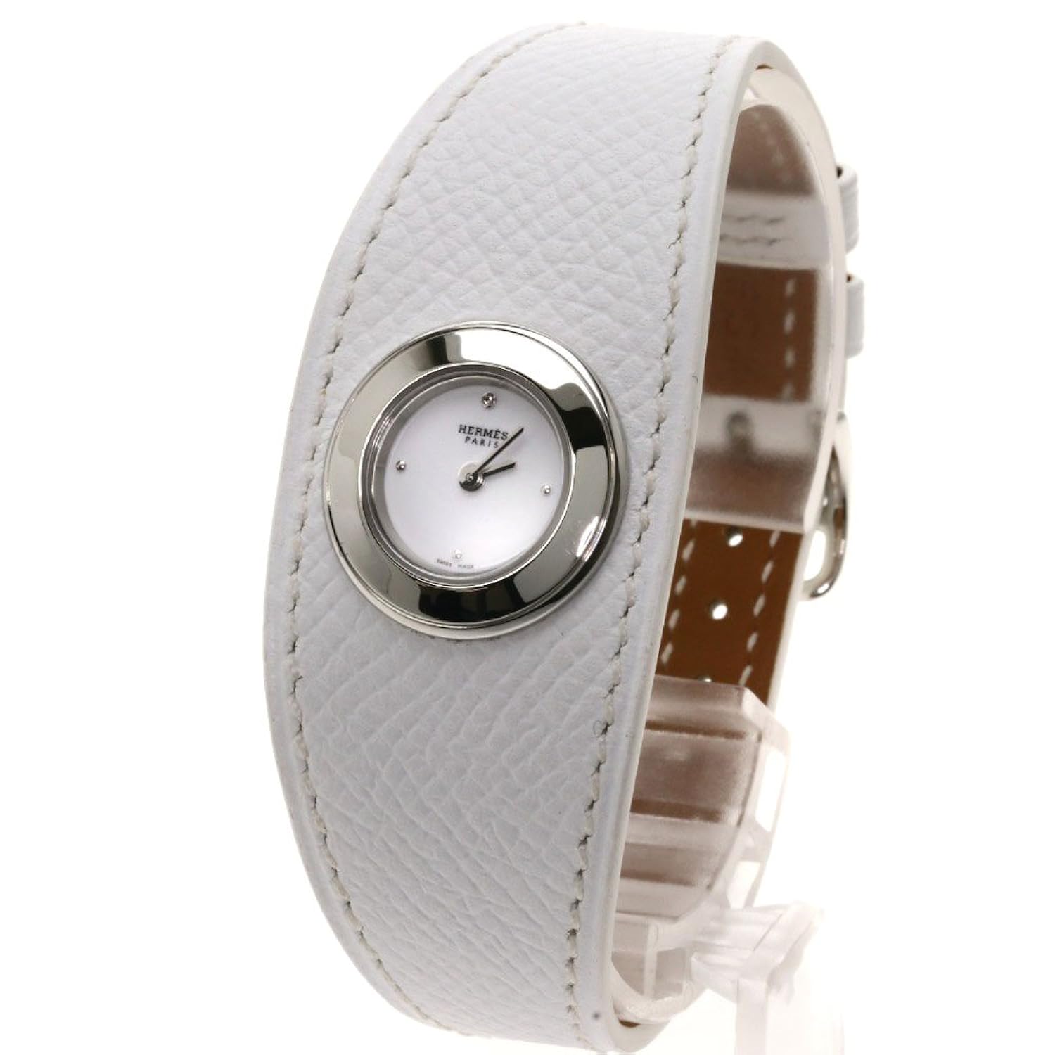 楽天カード分割 エルメス フォーブル マンシェット 1pダイヤモンド 腕時計 ステンレス 革 レディース 中古 B07b9nqql4 Hermescolleges Ca