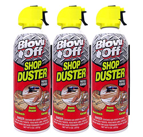 Max Professional BlowOff Shop Duster Compressed Air Duster 8oz - Electronics, Computers, Workshop (3 Units)