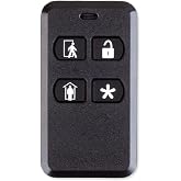 2GIG 2GIG-KEY2-345 4-Button Key Ring Remote | 345 MHz Frequency | Wireless Operation | Key Ring Design | Arm Away &amp; Stay Function | Disarm Control | Panic Activation