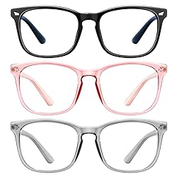 hunsquer Blue Light Glasses for Woman/Men Computer