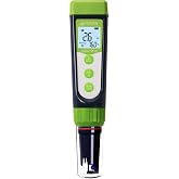 Apera Instruments AI104G GroStar Series GS4 pH/EC/500ppm/700ppm Combo 5-in-1 Pen Tester Kit with Replaceable Double-Junction pH/EC Probe for Hydroponics Water Quality Testing, Gen II
