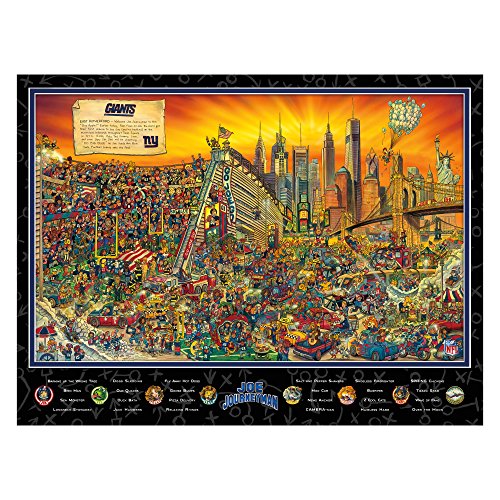 Joe Journeyman NFL New York Giants Jigsaw Puzzle, 500-Piece
