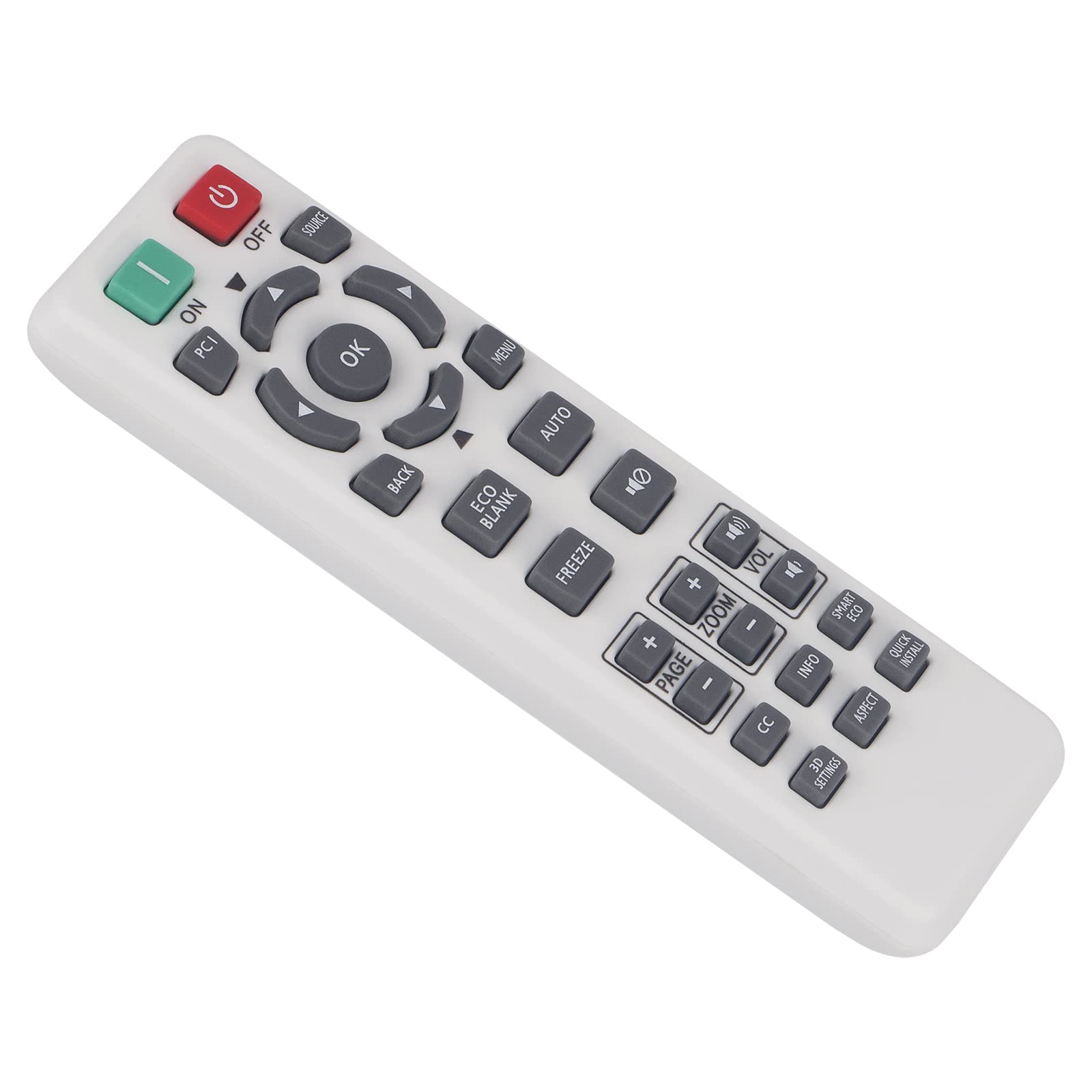 VINABTY Remote Control Replaced for Benq Projector RC02 RS7286 MW732 MX532 535 550 SP0532 HT1070A W1050