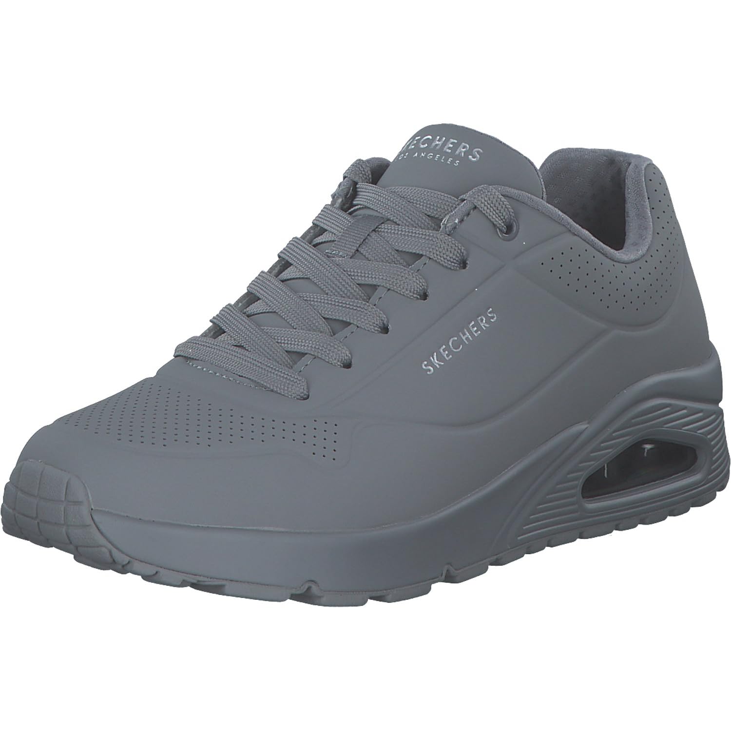 Skechers Men's Uno-Stand on Air Sneaker, Light Grey, 8 Image