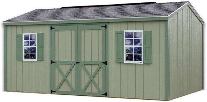 Best Barns Cypress 16 Ft X 10 Ft Wood Storage Shed Kit Without
