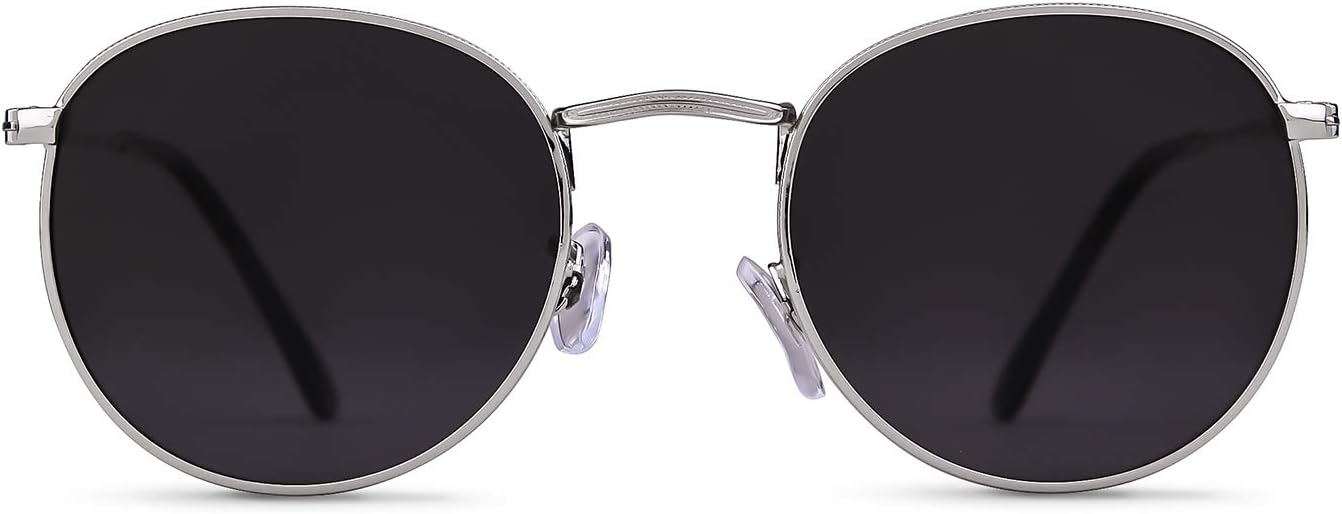 Runde Sonnenbrille polarisierte verspiegelte Sonnenbrille trendige Unisex Brille