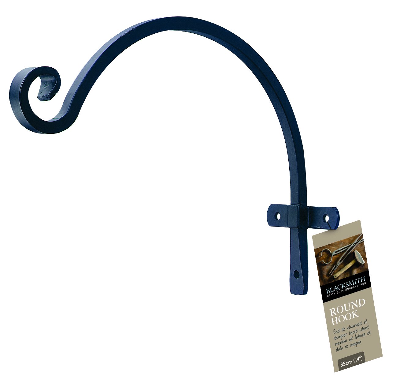 Gardman Blacksmith Round Hook Baskets Hanging Feeders New Steel Bracket 11"