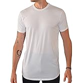 Have It Tall Men's Curved Hem Long Drop Tail T Shirt