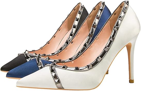 ladies blue evening shoes