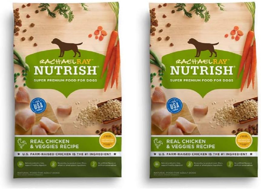Rachael Ray Nutrish Natural Dry Dog Food (2 Pack, Natural - Real Chicken & Veggies)