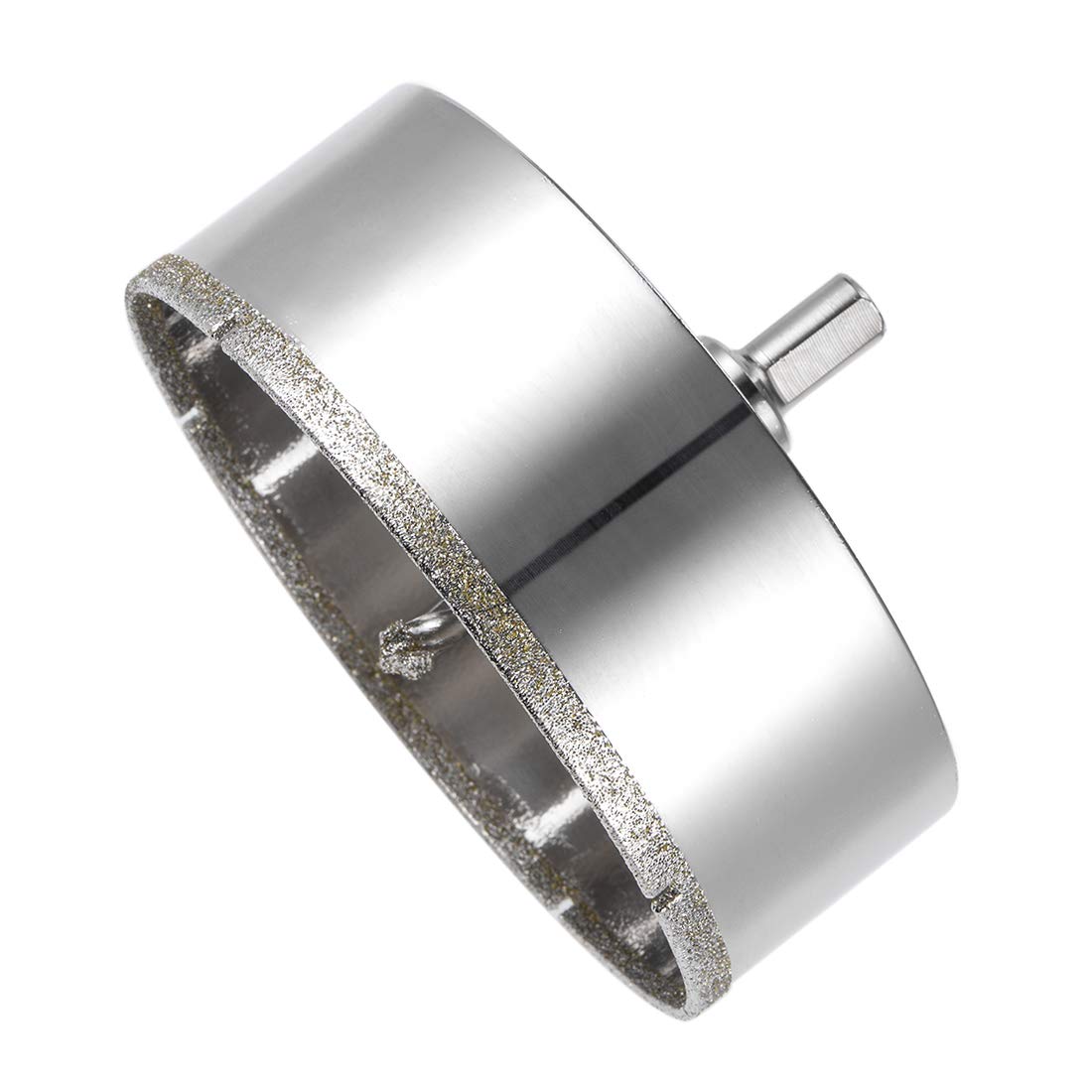 sourcing map Diamond Drill Bit 110mm Glass Hole Saw Core Drill Bit with Spotting Drill Bit for Ceramics Porcelain Tile Bottles Pots Brick