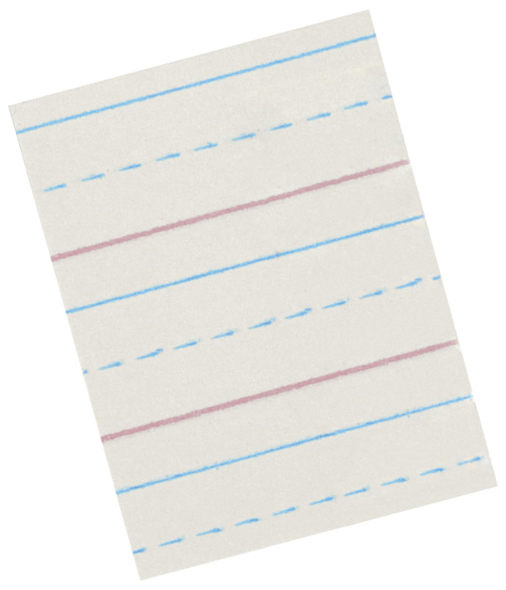 Photo 1 of School Smart - 85338 Zaner-Bloser Paper, 1/2 Inch Ruled, 10-1/2 x 8 Inches, 500 Sheets White