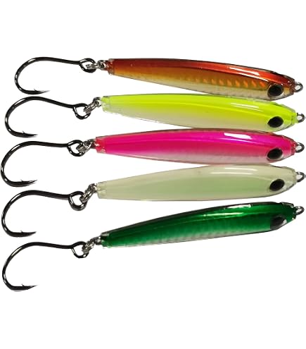 Amazon.com : Epoxy Resin Fishing Jig Lure (3.5 inch / 1.75 Ounce) - Great  for Striped Bass, Tuna and Other Game Fish (Blue Green/Mack) : Sports &  Outdoors