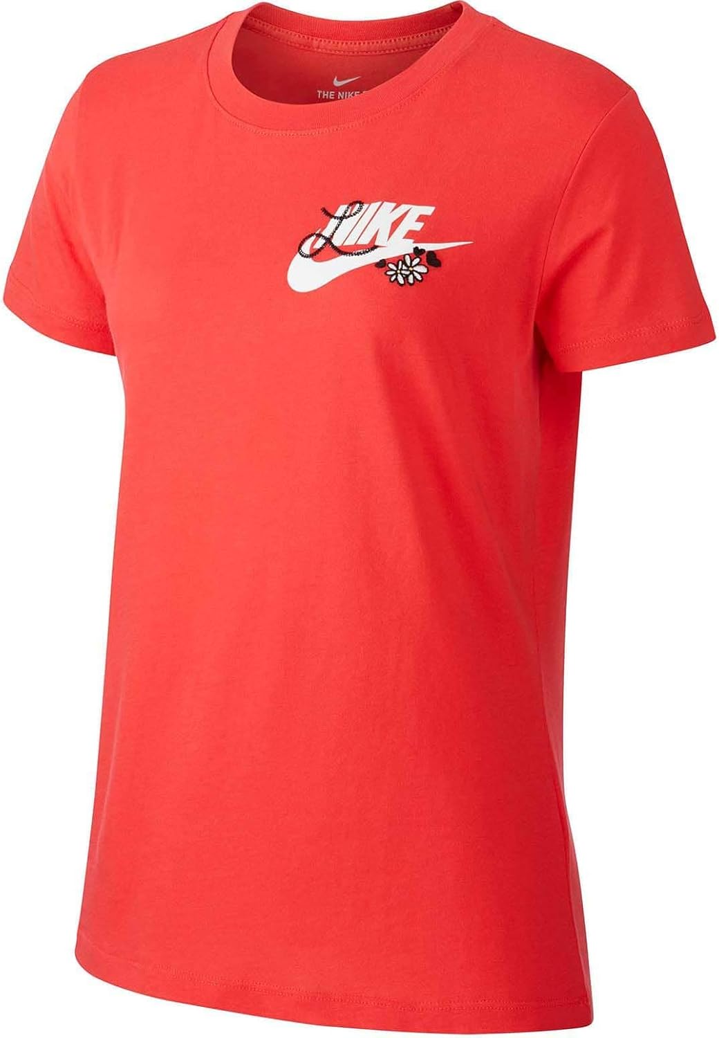 Nike Women's CK4401631 TShirt, Track Red/White, S Amazon.co.uk Clothing