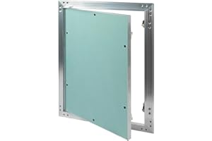 ECOPRO VENT 12" x 16" Inch Aluminum Drywall Access Panel - Service Shaft Door - Plumbing, Electricity, Heating, Alarm Wall Inspection hatch for Drywall - Bathroom Service Access Hole Cover