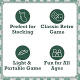 Toyrific Classic Jacks Game Set with Ball and Bag – 9 Jacks, Bag, Portable view 6