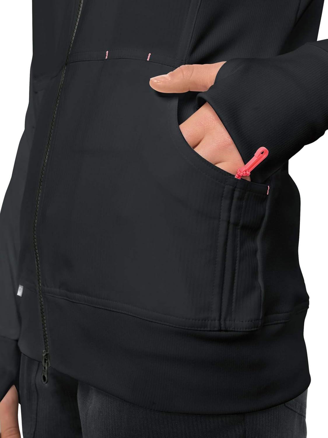 KOI Lite 2-Pocket Athletic & Modern Clarity Scrub Jacket for Women: Clothing