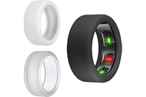 MAKCPOIMER 3/6 Pack Ring Cover for RingConn Gen 2 Air, Elastic Silicone Ring Protector for RingConn Gen 2/1 Working Out Accessories Men Women