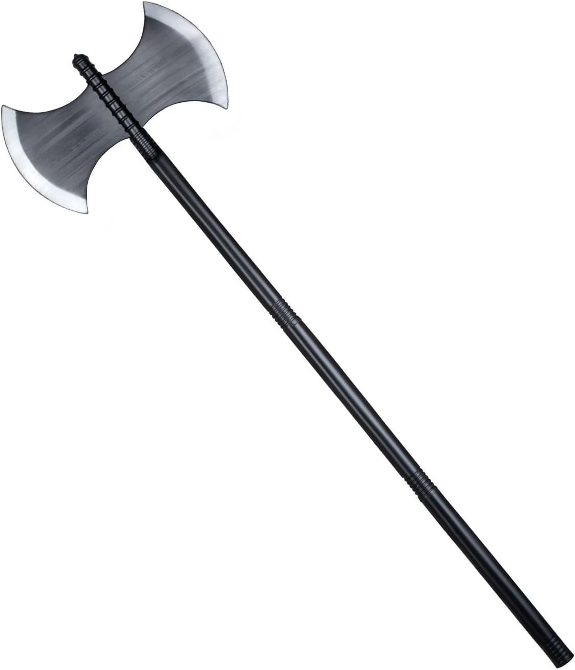 amscan Giant 106cm Tall Medieval Battle Axe Executioner Plastic Weapon Halloween Horror Costume Acessory Wall Decoration Roleplay Toy Mens Kids Adjustable Size Black and Grey