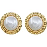 Gold Plated Statement Love Knot Post Stud Earrings for Women, Cross Hypoallergenic Jewelry Gift for Sensitive Ears