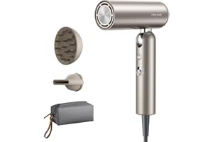 DREAME Pocket Hair Dryer (2026) – Foldable, Ultra Lightweight Blow Dryer, 110,000 RPM Fast Drying, 300M Negative Ions, Low No