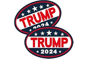 CEKASO 2 Pack Trump 2024 Bumper Sticker for Car,Save America Again Decal Bumper Suitcase Trucks Window Laptop Waterproof Decal Sticker 6X4 Inch